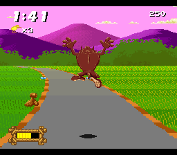 Taz-Mania (SNES) screenshot: Jumping