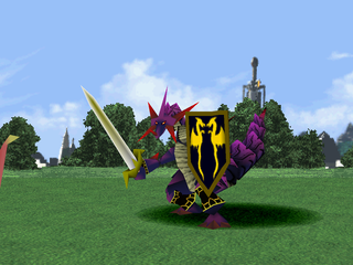 Dragon Seeds (PlayStation) screenshot: The Count's dragon