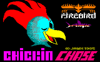 Chicken Chase (Amstrad CPC) screenshot: Title