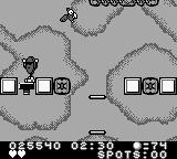 Spot: The Cool Adventure (Game Boy) screenshot: Wanna jump higher.
