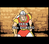 Dragon's Lair (Game Boy Color) screenshot: During the into, the main players are introduced.