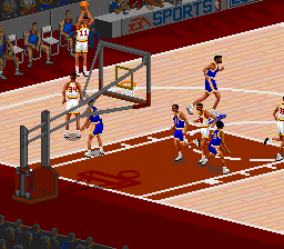 NBA Live 95 (SNES) screenshot: Jumpshot