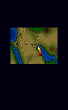 Gulf. Storm (Arcade) screenshot: Map