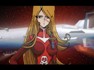 Cosmowarrior Zero (PlayStation) screenshot: Intro sequence - Queen Emeraldas, the Space Pirate