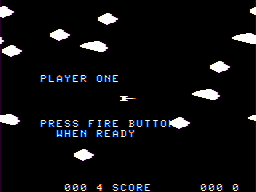 Fury (TRS-80 CoCo) screenshot: About to start