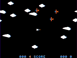 Fury (TRS-80 CoCo) screenshot: A group of airplanes