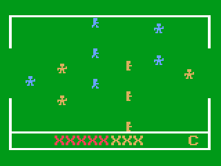 Electronic Table Soccer! (Odyssey 2) screenshot: And that's it, I won! A great score, 10 x 06!