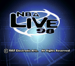 NBA Live 98 (SNES) screenshot: Scene from the intro