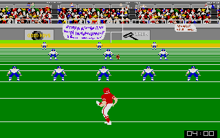 GFL Championship Football (Atari ST) screenshot: Kick-off