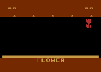 Kids on Keys (Atari 8-bit) screenshot: Identified the flower.