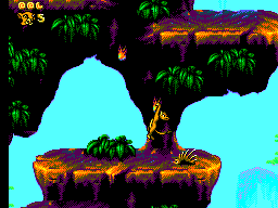 The Lion King (SEGA Master System) screenshot: Are you a lion or a monkey?