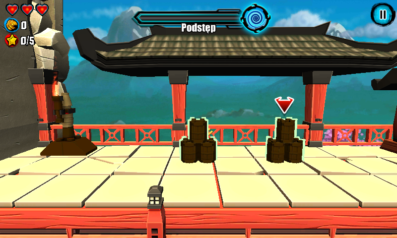 LEGO Ninjago: Skybound (Android) screenshot: Start up tutorial