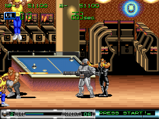 RoboCop 2 (Arcade) screenshot: The Gatling