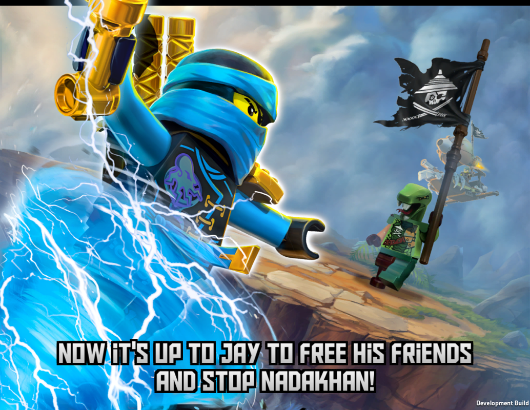 LEGO Ninjago: Skybound (Browser) screenshot: Airjitzu Jay