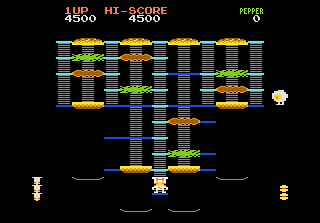 Beef Drop (Atari 7800) screenshot: Level 2