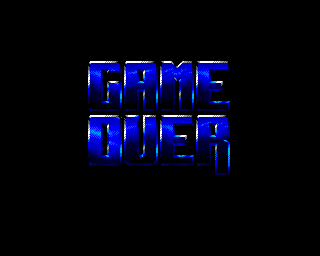 Galactic Warrior Rats (Amiga) screenshot: Game is over