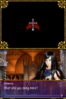 Castlevania: Order of Ecclesia (Nintendo DS) screenshot: Meet Shanoa - acolyte extraordinaire