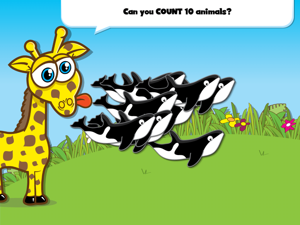 Screenshot of Giraffe's PreSchool Playground 2 (iPad, 2015) MobyGames