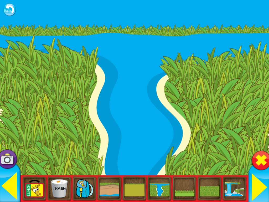 Screenshot of Giraffe's PreSchool Playground (iPad, 2009) MobyGames