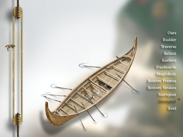 Leif and the American Viking (Windows) screenshot: Learning about boats