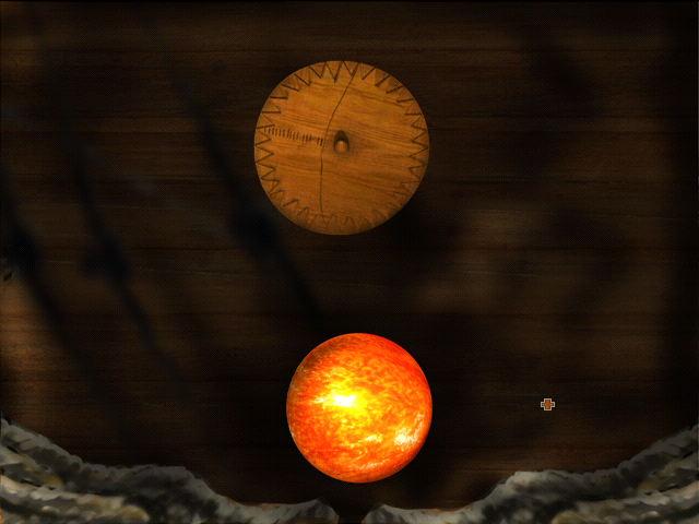 Leif and the American Viking (Windows) screenshot: Solar compass being demostrated