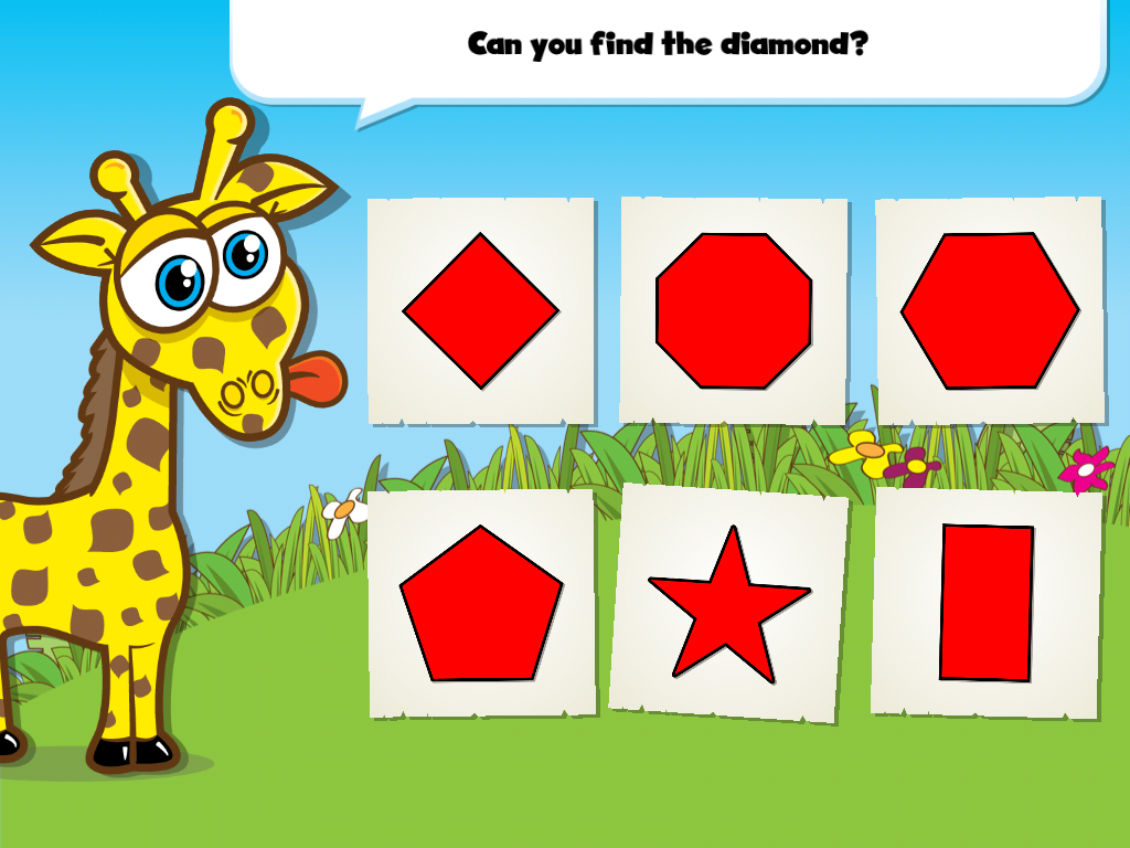 Screenshot of Giraffe's PreSchool Playground 2 (iPad, 2015) MobyGames