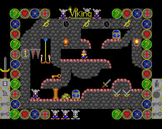 Ibix the Viking (Acorn 32-bit) screenshot: Starting out