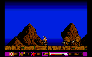 Pegasus (Atari ST) screenshot: Level two