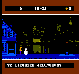 David Crane's A Boy and His Blob: Trouble on Blobolonia (NES) screenshot: This is where the game begins