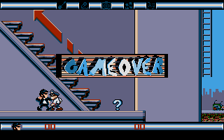 The Blues Brothers (Atari ST) screenshot: Game over