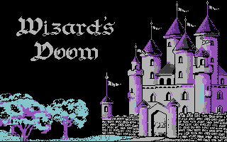 Wizard's Doom: Fifty Levels of Exquisite Torture (Commodore 64) screenshot: Title screen