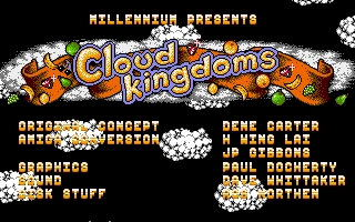 Cloud Kingdoms (Amiga) screenshot: Title screen