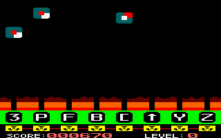 The Key Factor (Amstrad CPC) screenshot: Wave 4