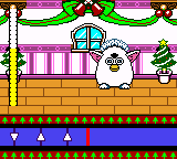 Dancing Furby (Game Boy Color) screenshot: Jumping furby