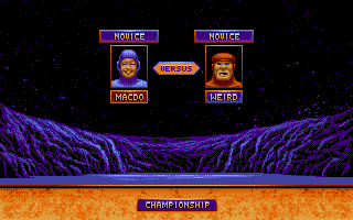 Disc (Atari ST) screenshot: Championship time