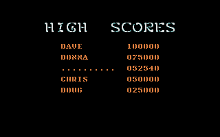 Kid Gloves II: The Journey Back (Atari ST) screenshot: Got a high score