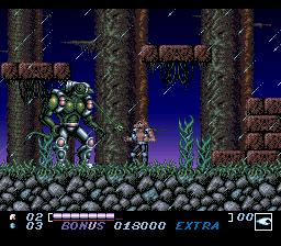 Wolfchild (SNES) screenshot: Second boss