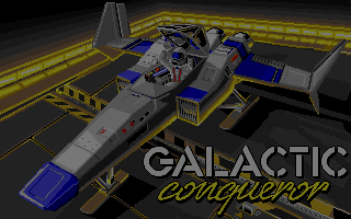 Galactic Conqueror (Amiga) screenshot: Title screen