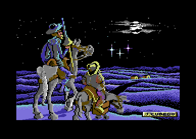 Don Quijote (Commodore 64) screenshot: Splash screen