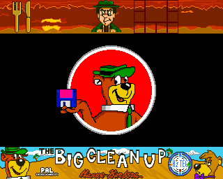Yogi's Big Clean Up (Amiga) screenshot: Loading screen