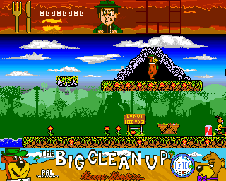 Yogi's Big Clean Up (Amiga) screenshot: Game starts