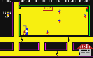 Disco Fever (Mattel Aquarius) screenshot: Starting out at the turntable