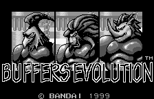 Buffers Evolution (WonderSwan) screenshot: The trio of beasties.