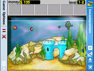Insaniquarium! Deluxe (Windows Mobile) screenshot: Level 2