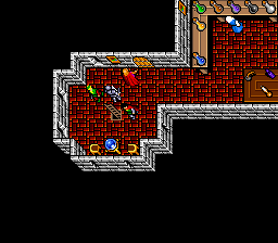 Ultima VI: The False Prophet (SNES) screenshot: A ladder to a lower floor