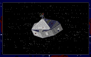 Alien Fires: 2199 AD (Atari ST) screenshot: Your ship