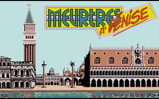 Murders in Venice (Atari ST) screenshot: Et en Francais...
