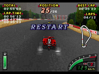 Screenshot of Indy 500 (PlayStation, 1997) - MobyGames