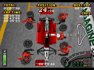 Screenshot of Indy 500 (PlayStation, 1997) - MobyGames