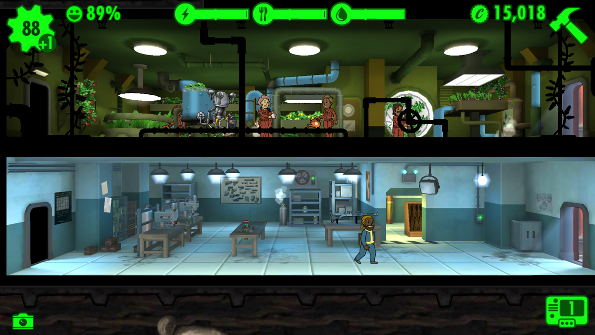 Screenshot of Fallout Shelter (Android, 2015) - MobyGames